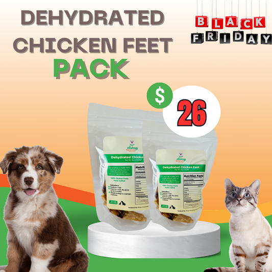 Dehydrated Chicken Feet Pack